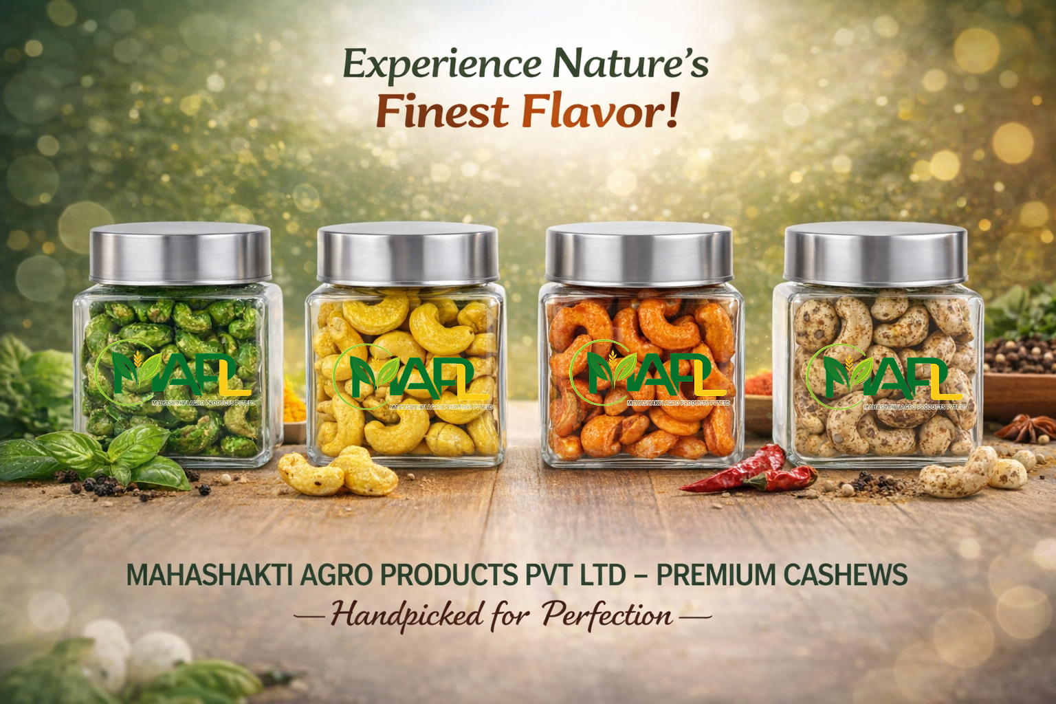 MAPL Premium Cashews | Handpicked Natural Cashew Nuts | Mahashakti Agro